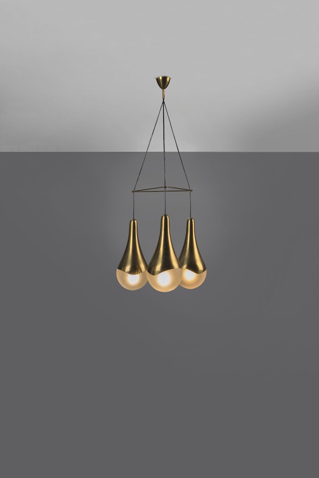 A RARE CEILING LIGHT by Max Ingrand