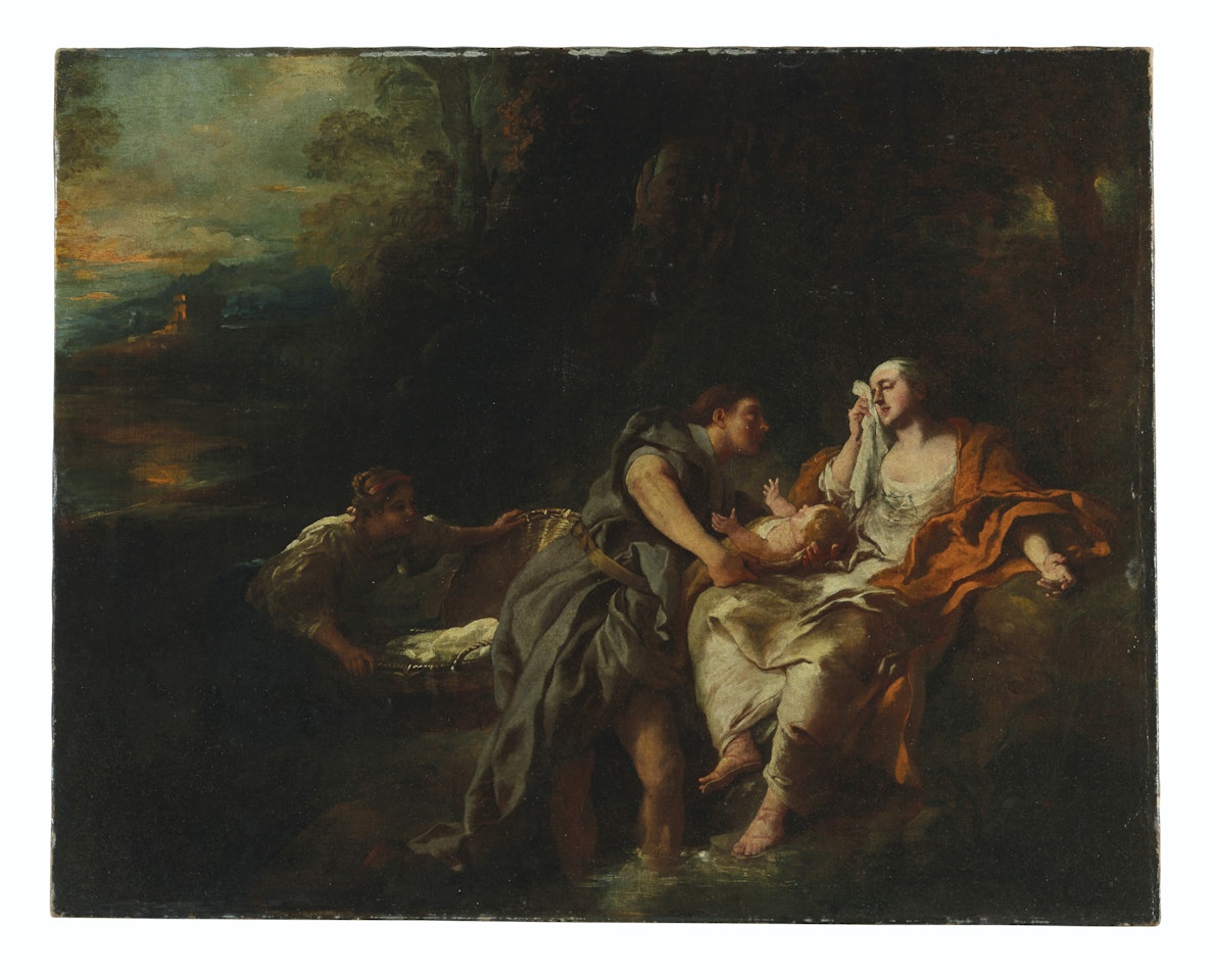 Moses Cast into the Nile by Jean François de Troy