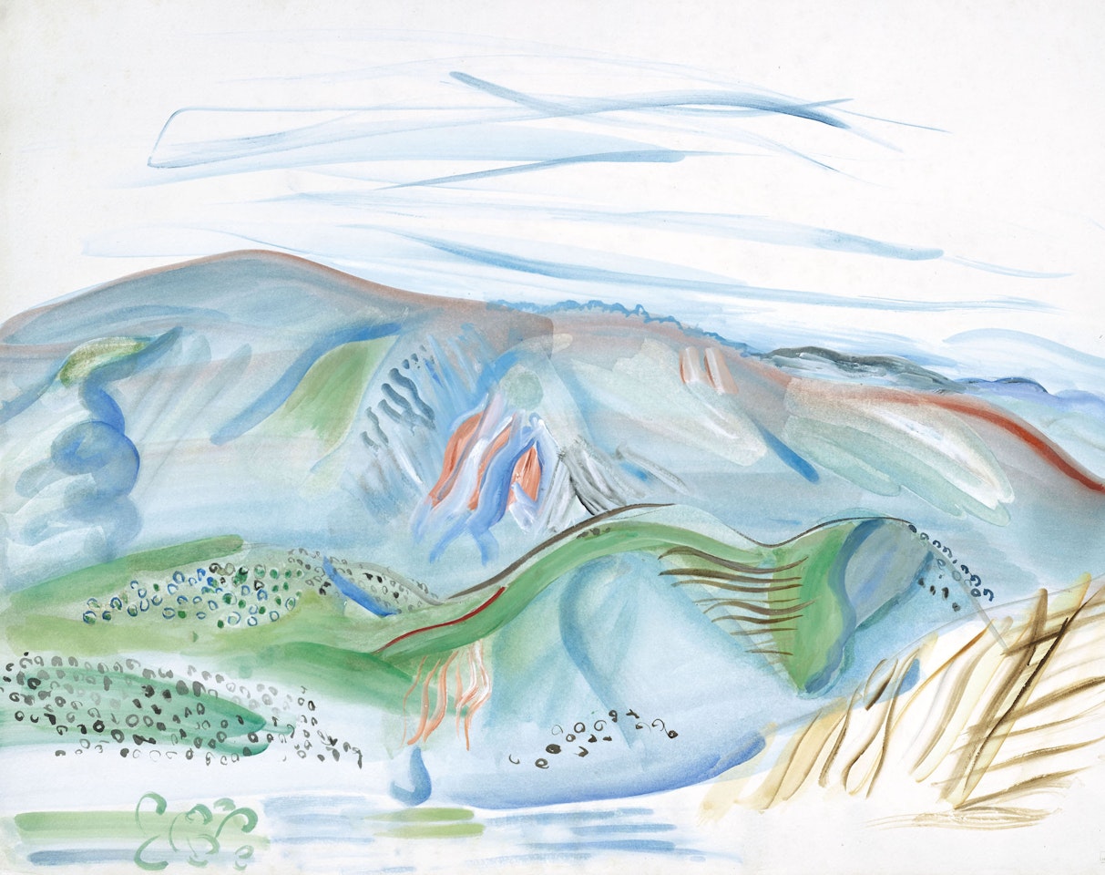 Les Pyrénées by Raoul Dufy