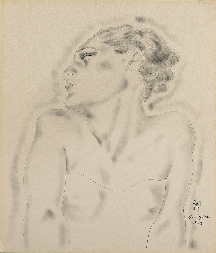 Buste de la danseuse, modèle by Leonard Tsuguharu Foujita