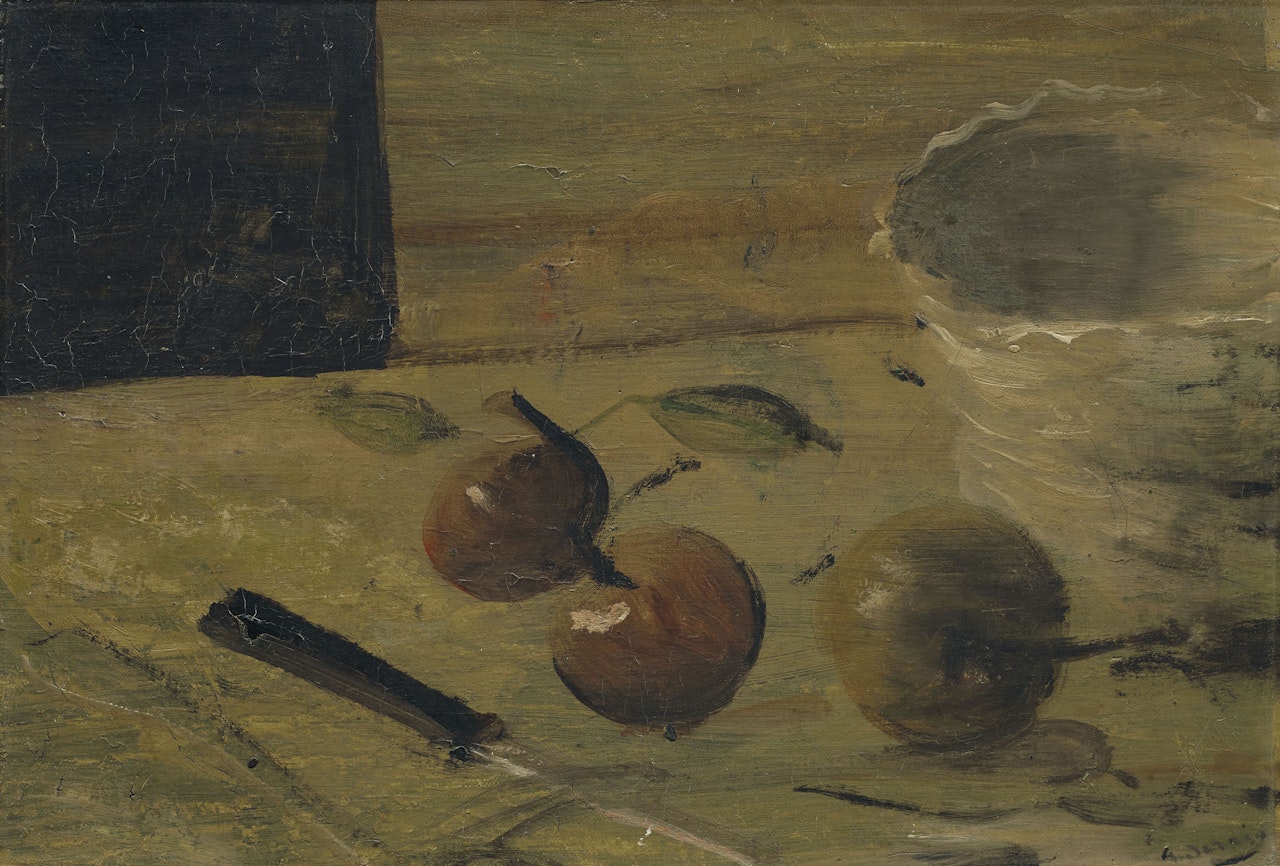 Fruits et couverts by Andre Derain