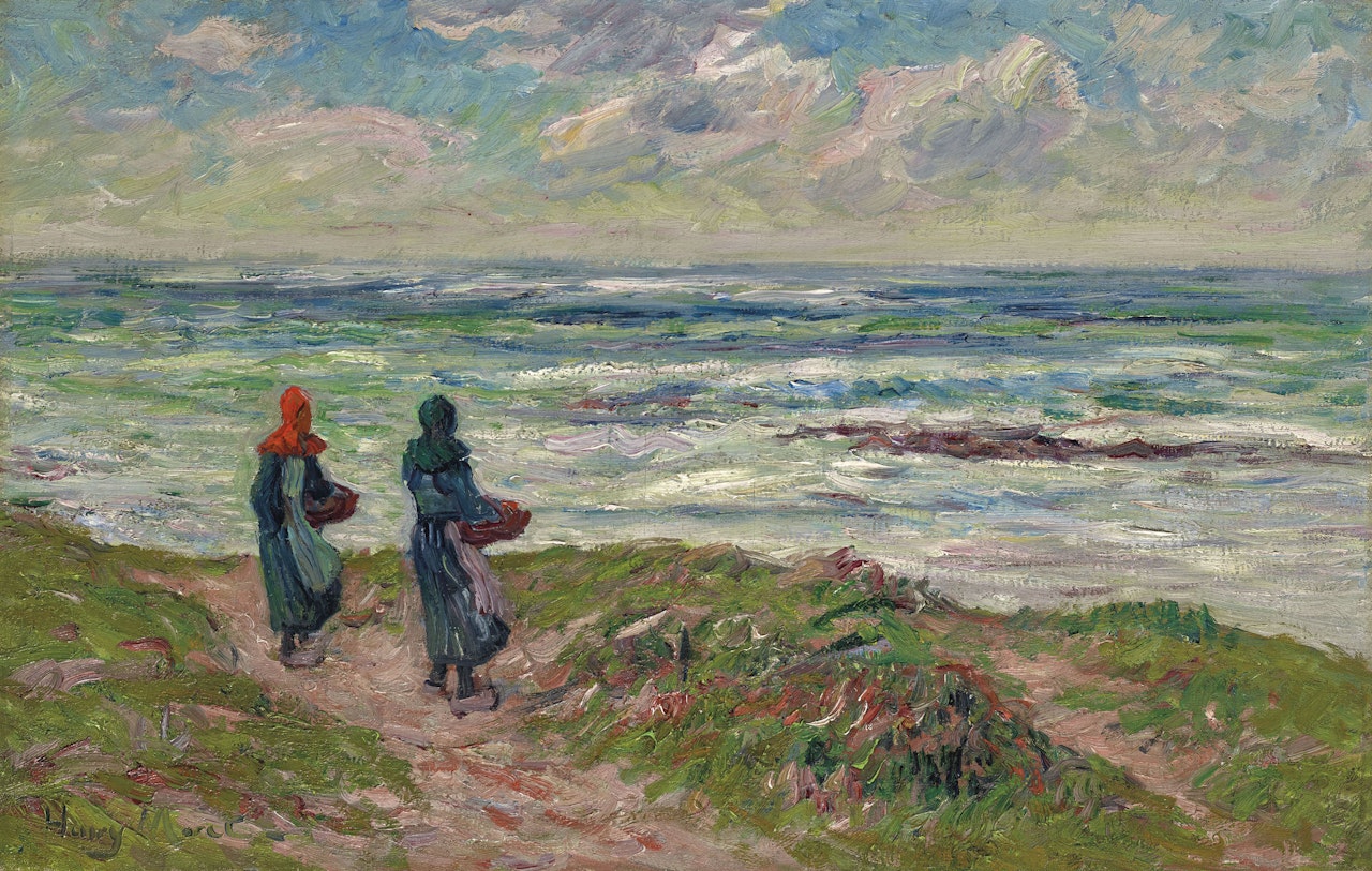 Bretonnes devant la mer by Henry Moret