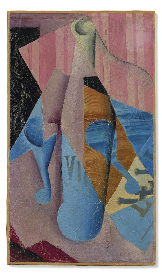 La Bouteille de vin by Juan Gris