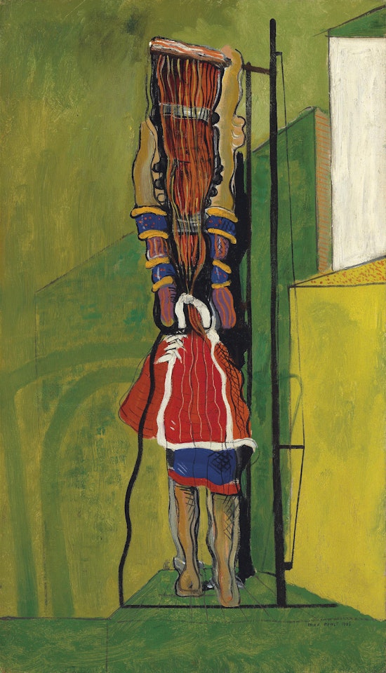 Chimère rouge by Max Ernst
