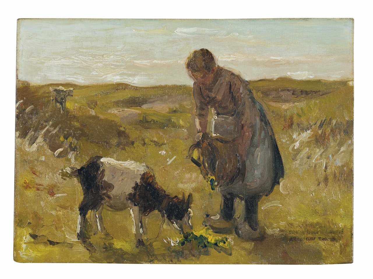 Tending the Goat by Jan Zoetelief Tromp