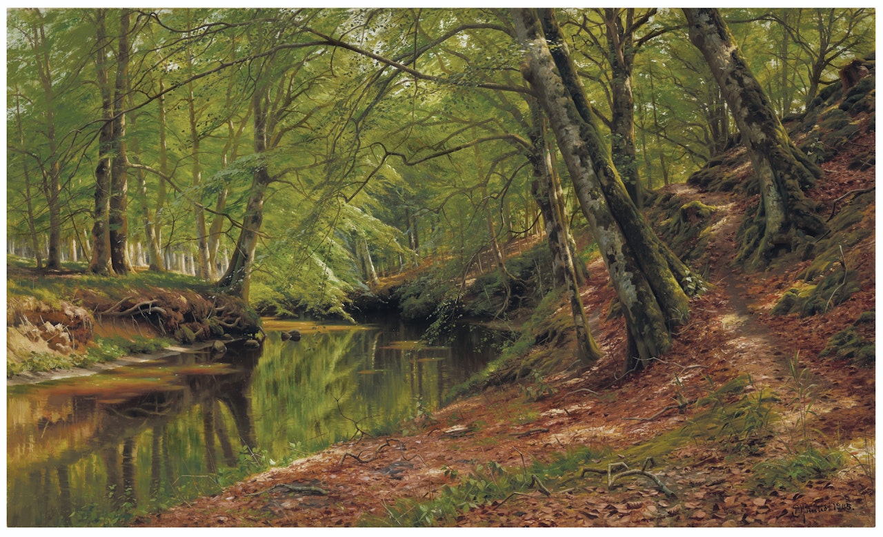 River through the Woods by Peder Mork Monsted