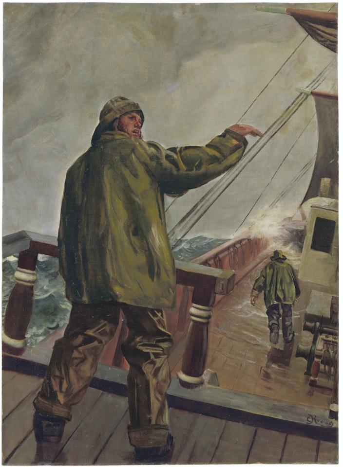 Storm at Sea by Christian Krohg