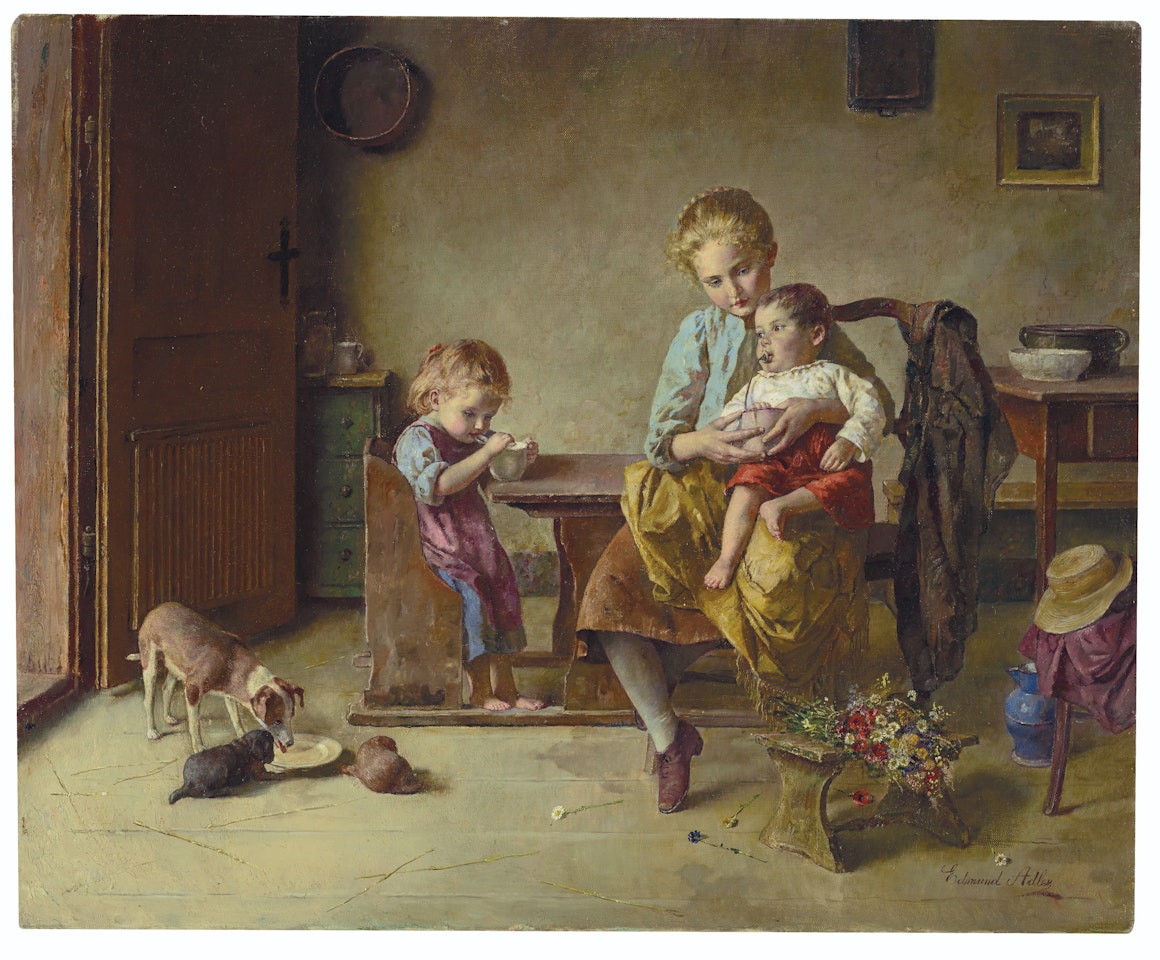 Feeding the Young by Edmund Adler
