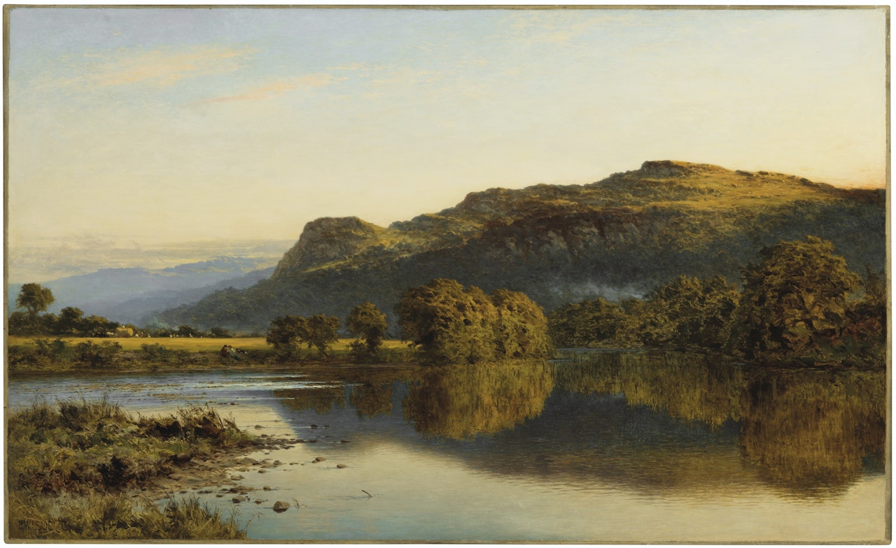 Where Peaceful Waters Glide by Benjamin Williams Leader