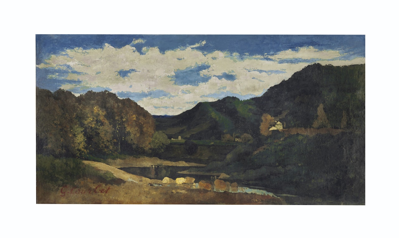 Paysage de Franche-Comté by Gustave Courbet