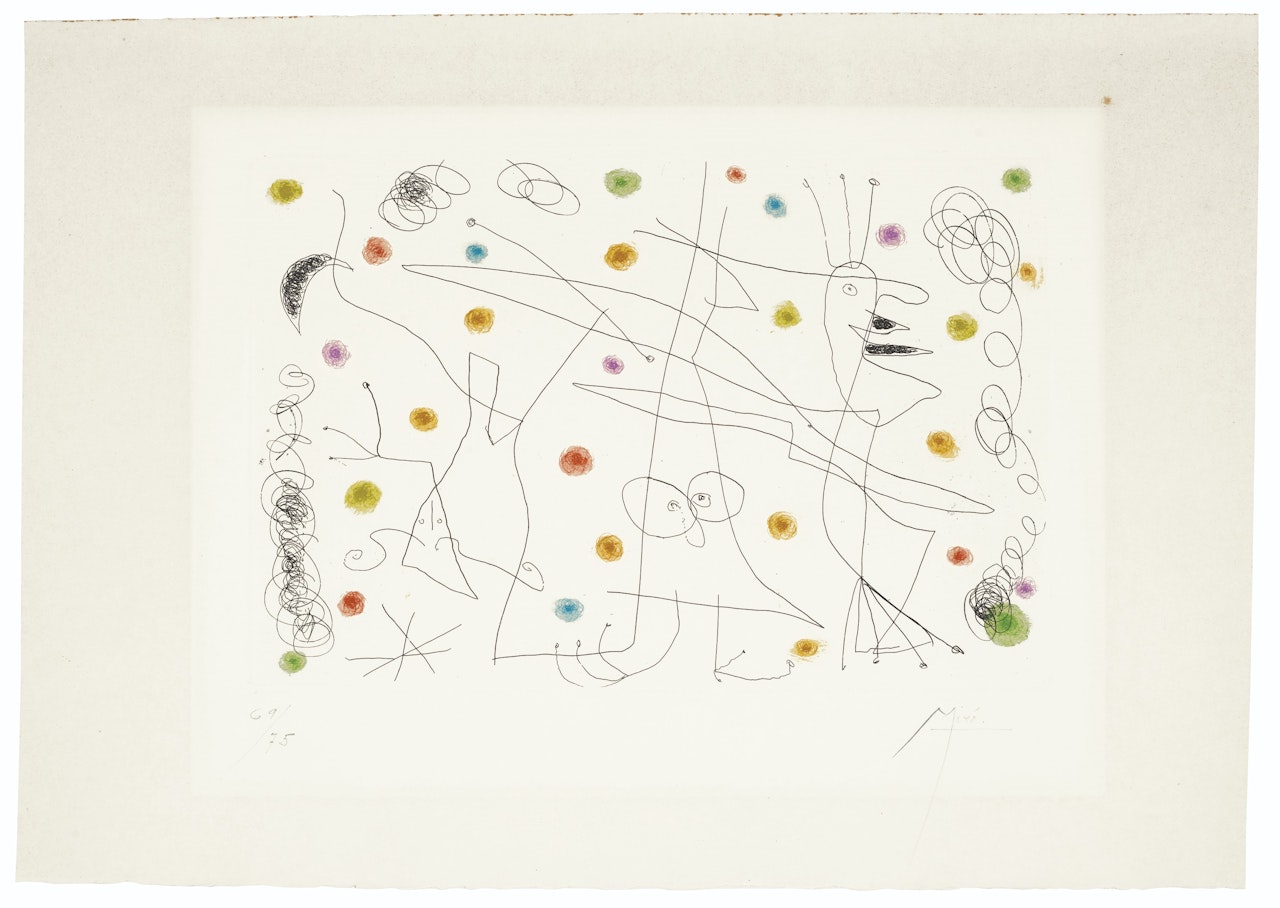 Strip-Tease by Joan Miró