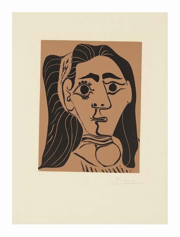 Femme aux cheveux flous by Pablo Picasso