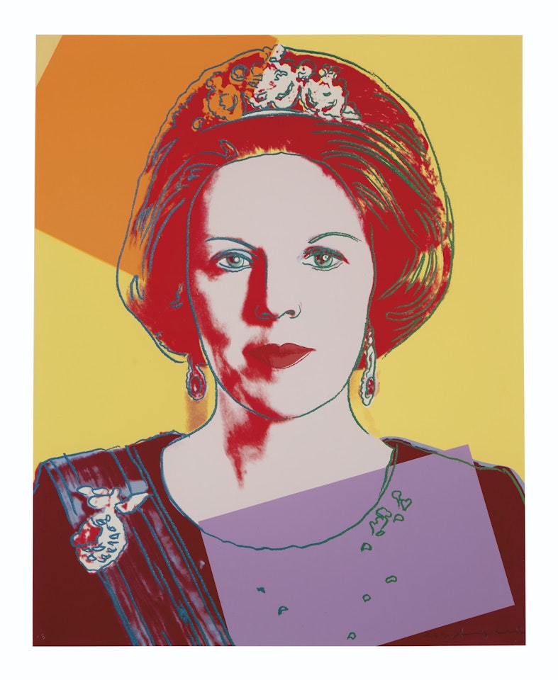 Queen Beatrix, from Reigning Queens (Royal Edition) by Andy Warhol