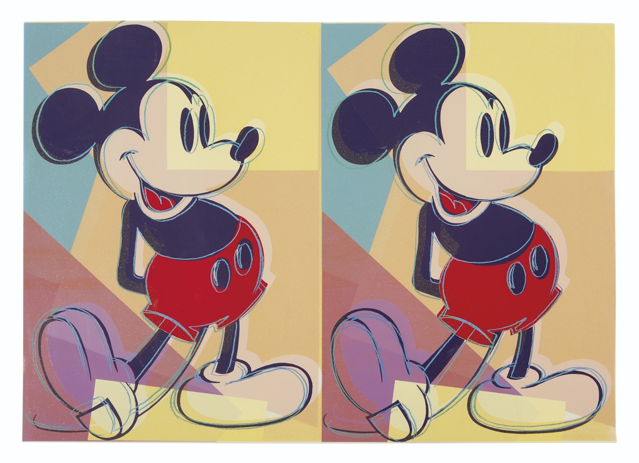 Double Mickey Mouse by Andy Warhol