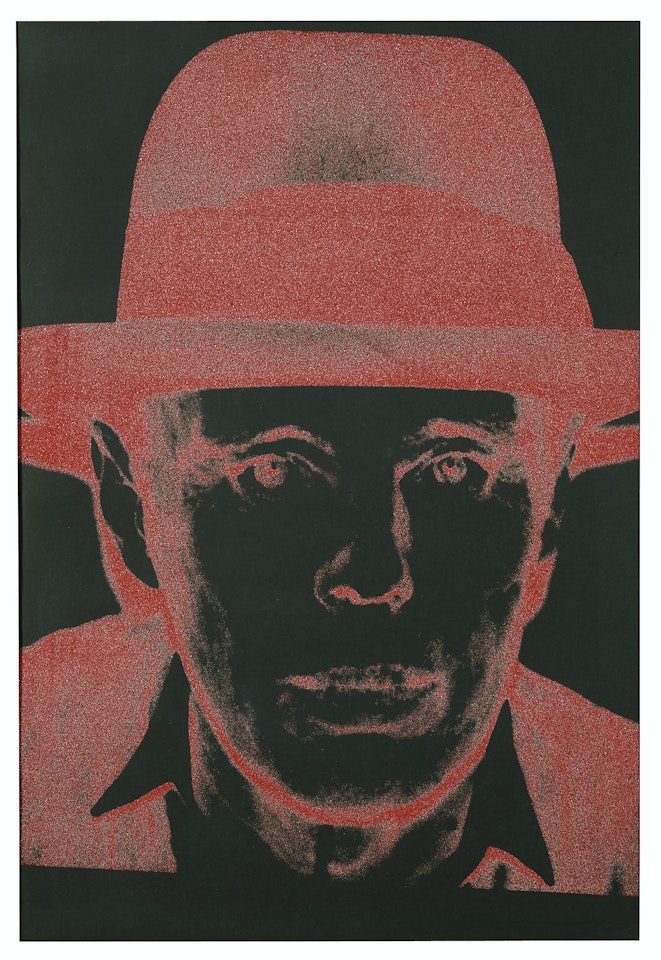 Joseph Beuys: one print by Andy Warhol