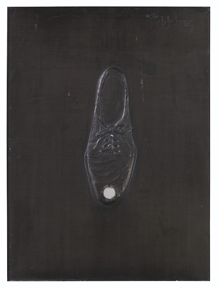 High School Days, from Lead Reliefs by Jasper Johns