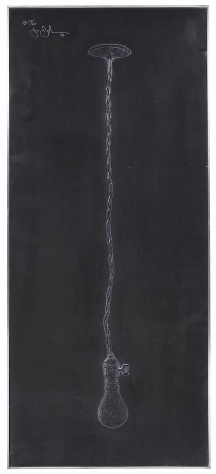 Light Bulb, from Lead Reliefs by Jasper Johns