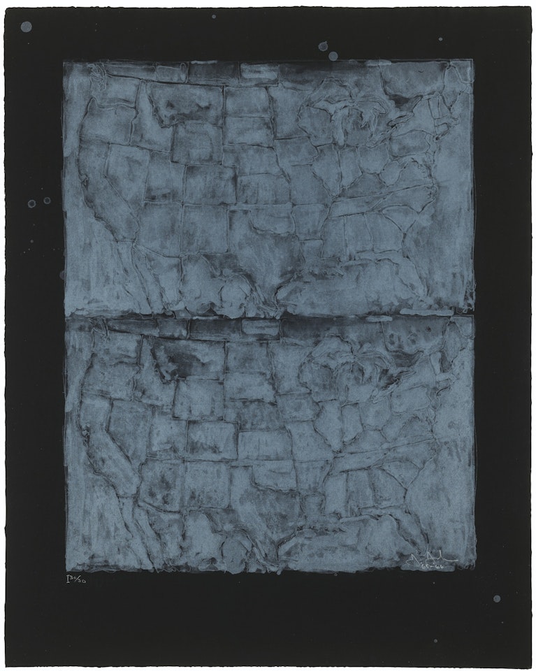 Two Maps I by Jasper Johns