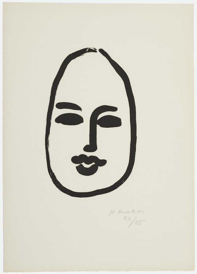 Masque d'aprés D.A. II by Henri Matisse
