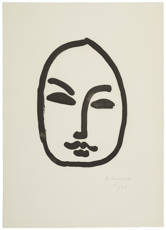 Masque d'aprés D.A. I by Henri Matisse