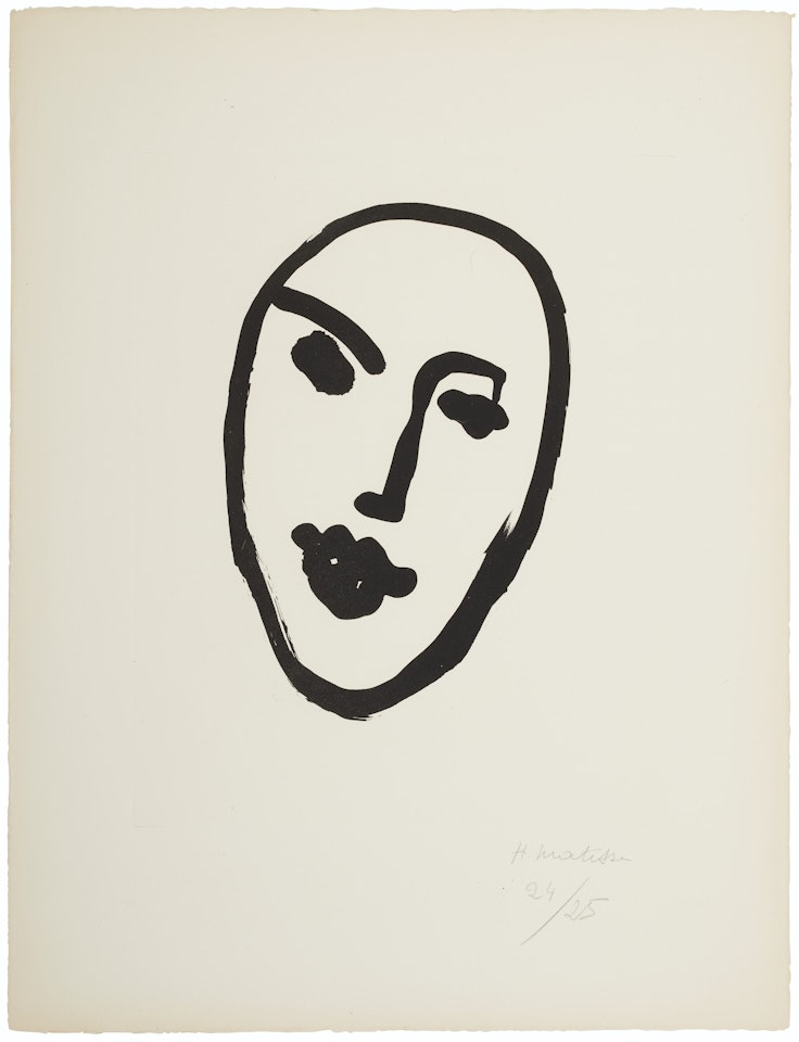 Nadia enjouée. Masque by Henri Matisse
