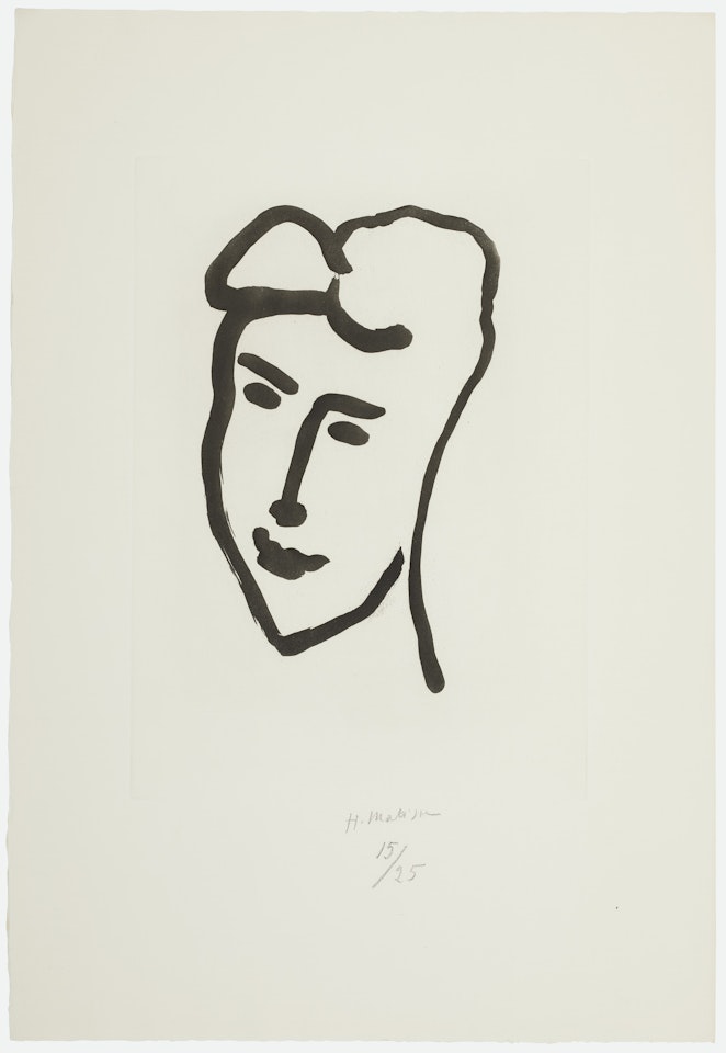 Visage de jeune femme by Henri Matisse