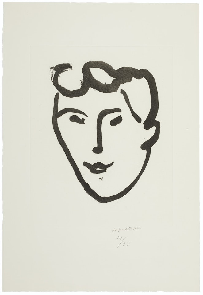 Masque aux rouleaux by Henri Matisse