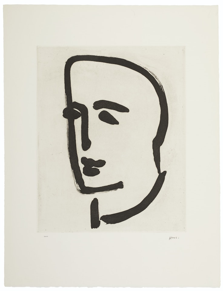 Jeune étudiant de profil by Henri Matisse