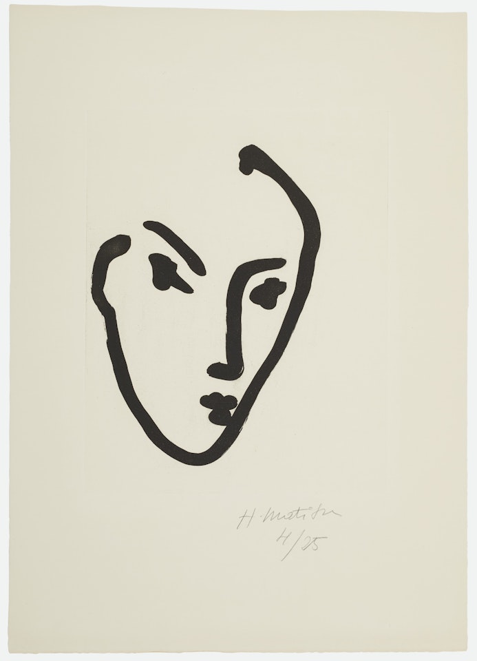 Nadia au regard attentif by Henri Matisse