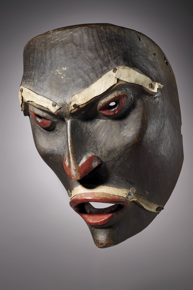 MASQUE DE L'ESPRIT DU CIEL TSIMSHIAN
A TSIMSHIAN SPIRIT MASK OF THE UPPER AIR by Anonymous