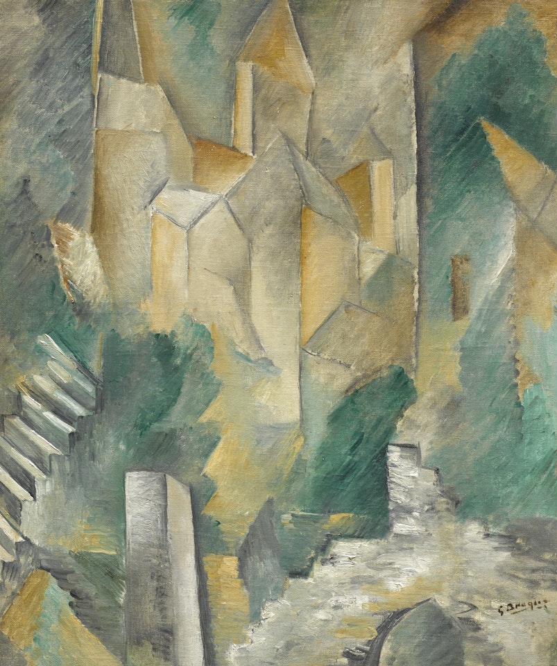 L'église de Carrières-Saint-Denis by Georges Braque