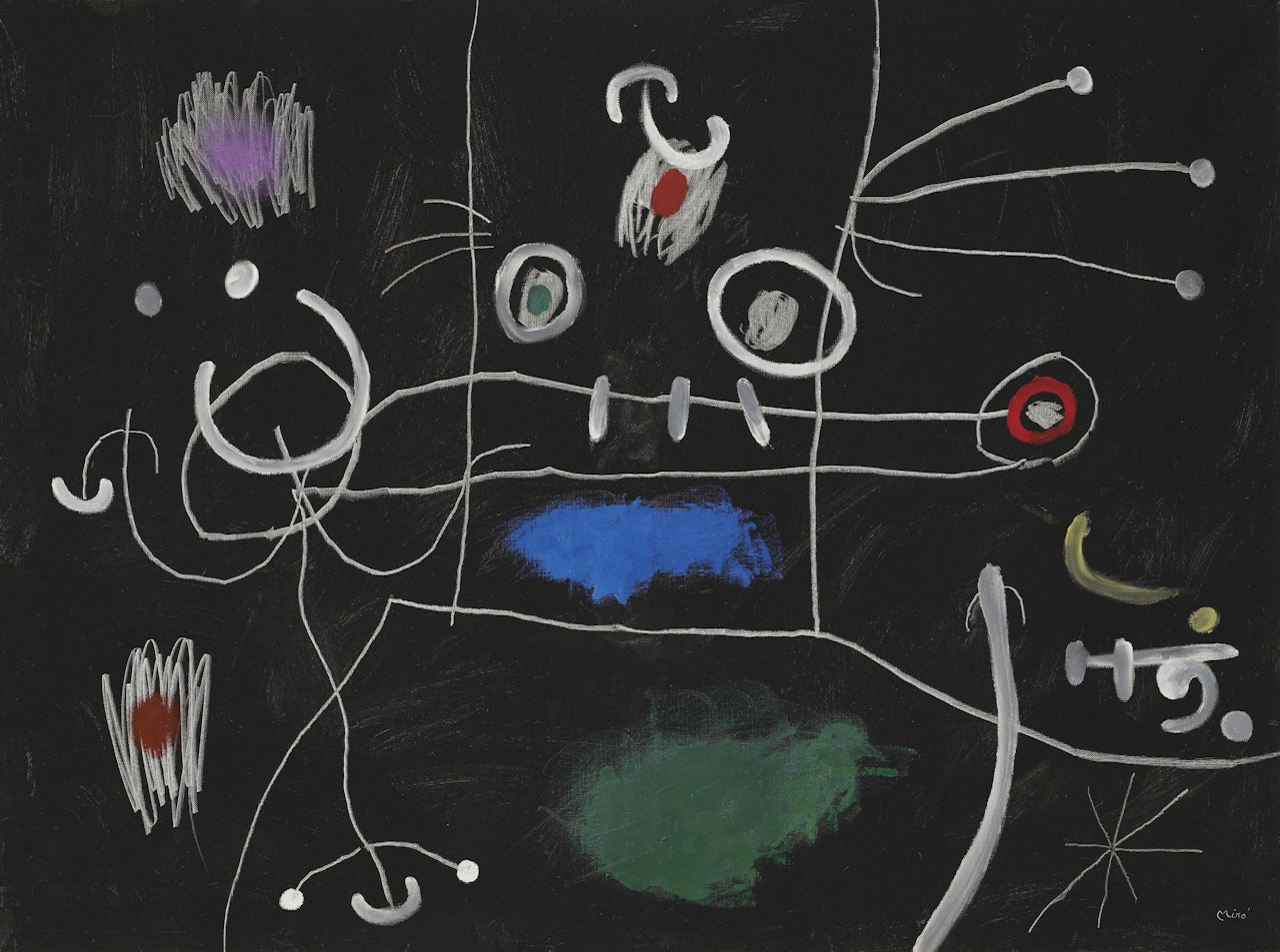 Le mangeur de gigot by Joan Miró