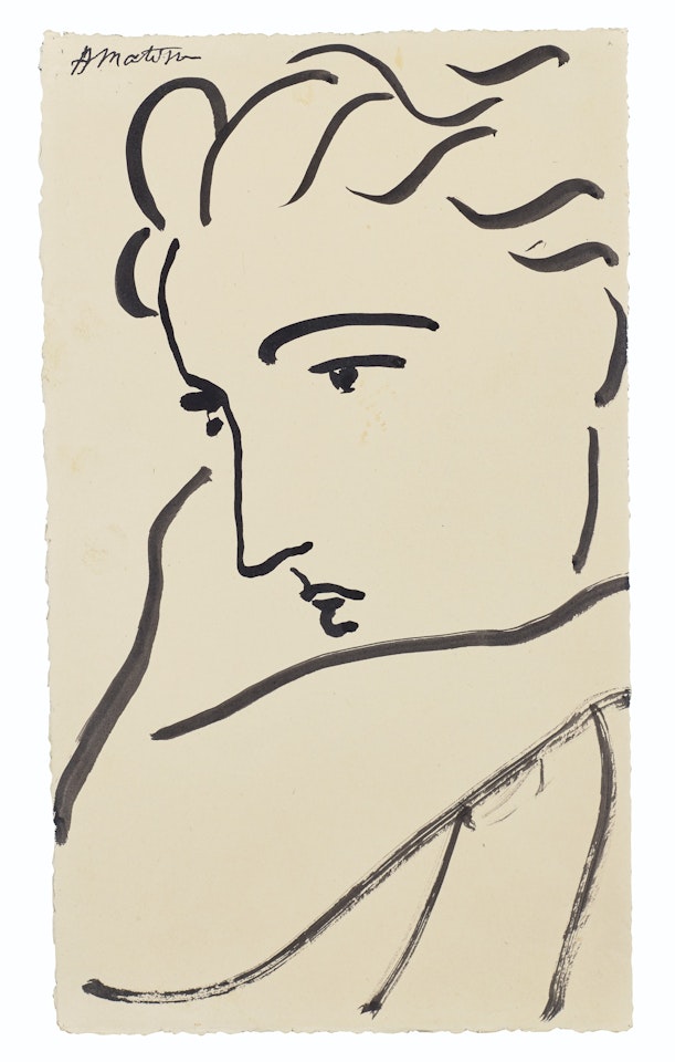 Profil de femme by Henri Matisse