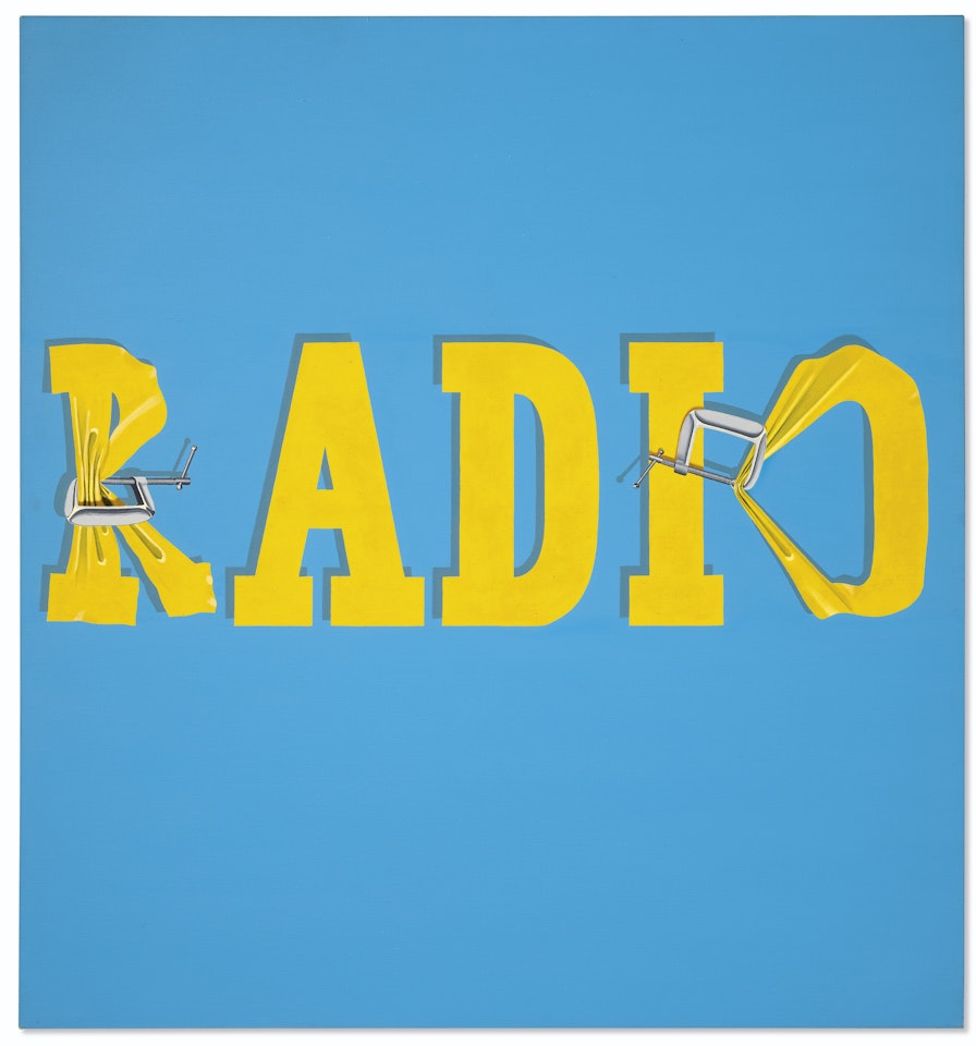 Hurting the Word Radio #2 by Ed Ruscha