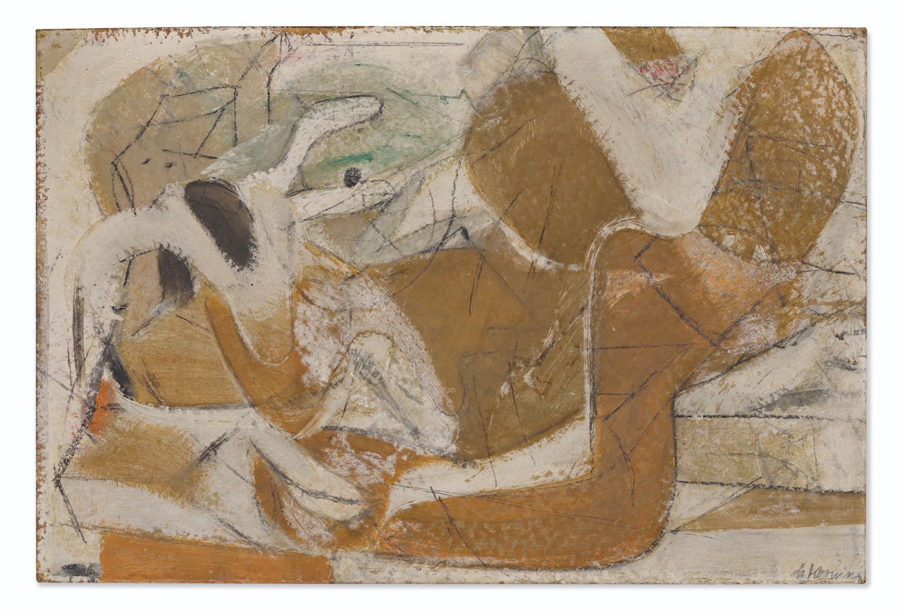 Brown and White by Willem de Kooning