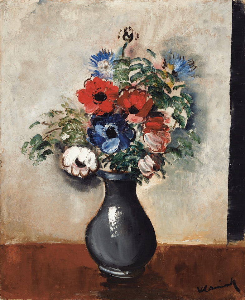 Anémones et bleuets by Maurice de Vlaminck
