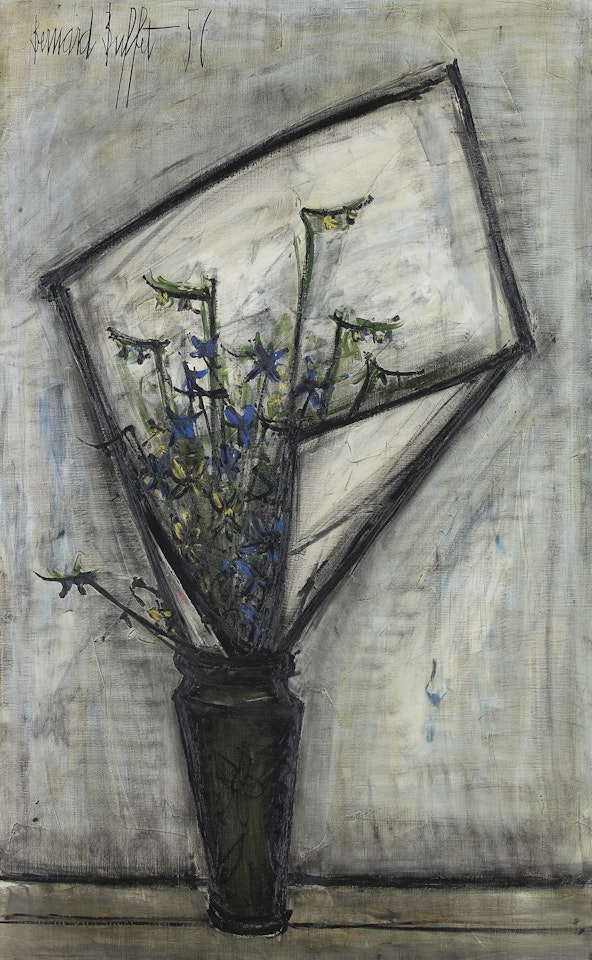 Fleurs dans un vase by Bernard Buffet