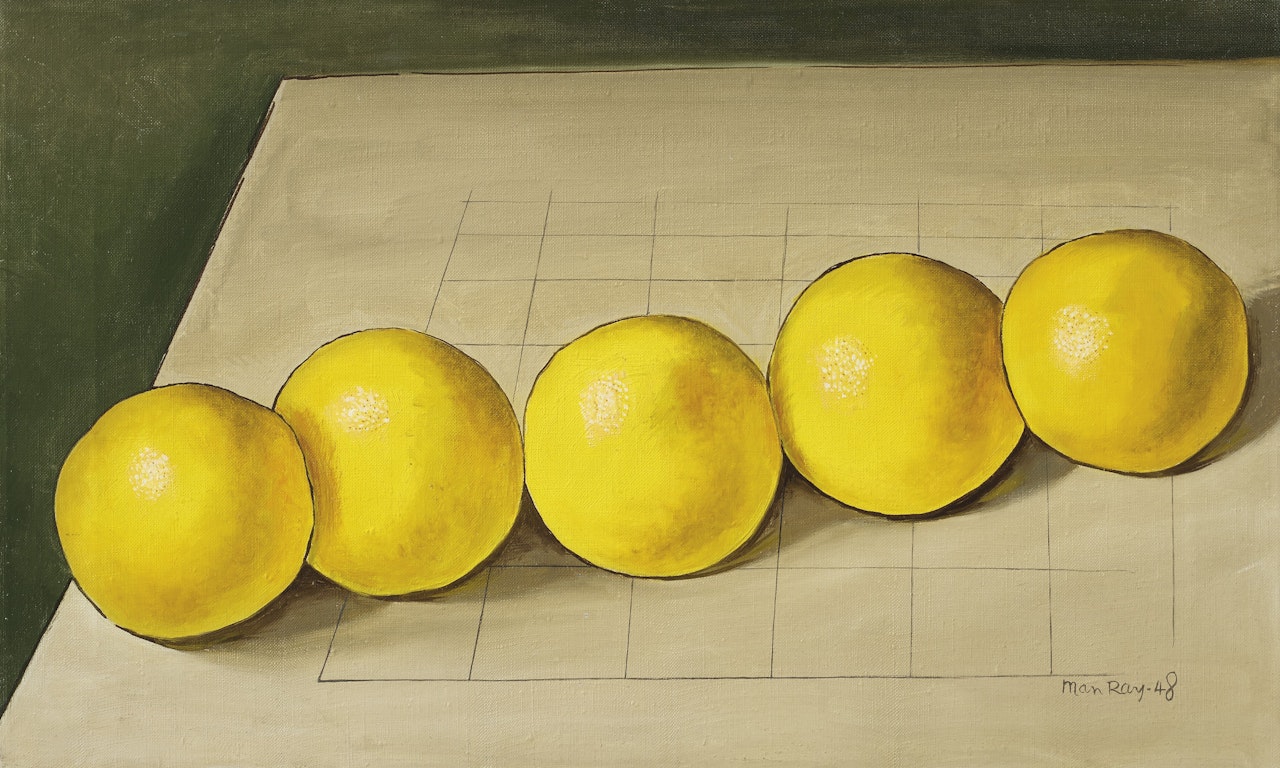 Five Grapefruits by Man Ray