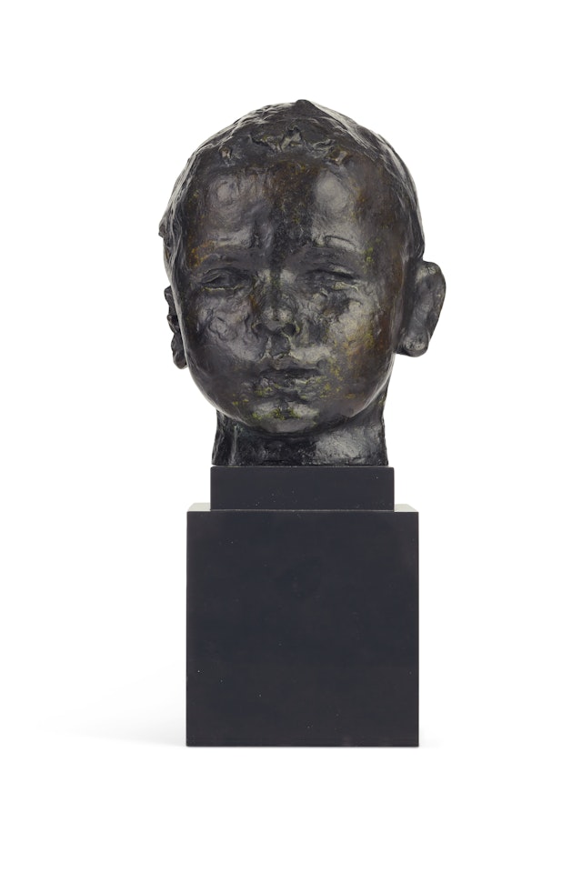 Tête de jeune enfant dit aussi "Enfant de Mme Merrill" by Auguste Rodin