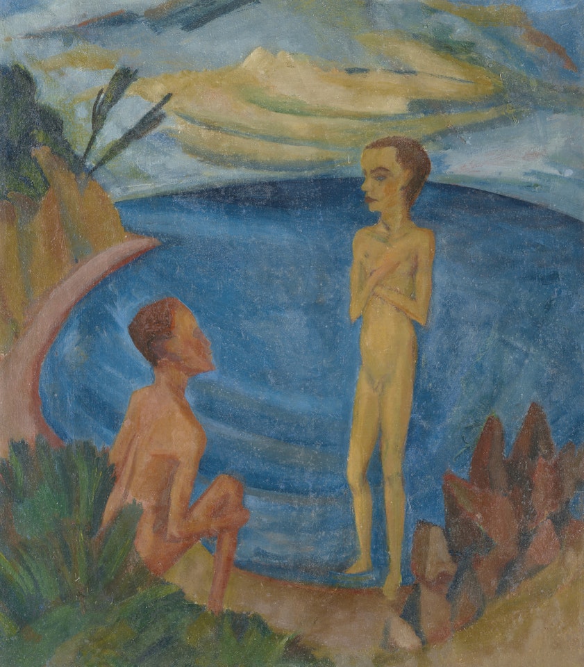 Knaben am Strand by Erich Heckel