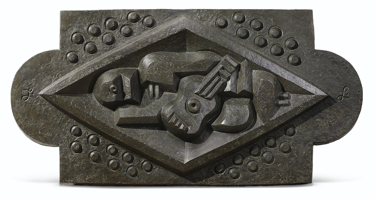Homme allongé à la guitare by Jacques Lipchitz