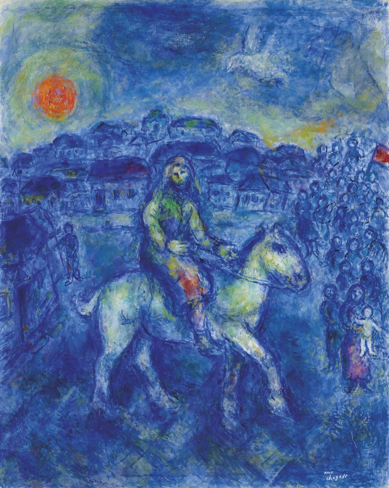 Départ du village by Marc Chagall