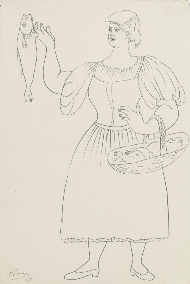 Napolitaine au poisson by Pablo Picasso