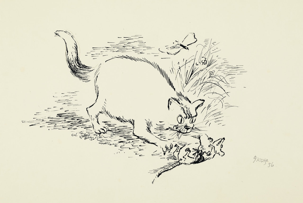 Cat and Mouse by George Grosz