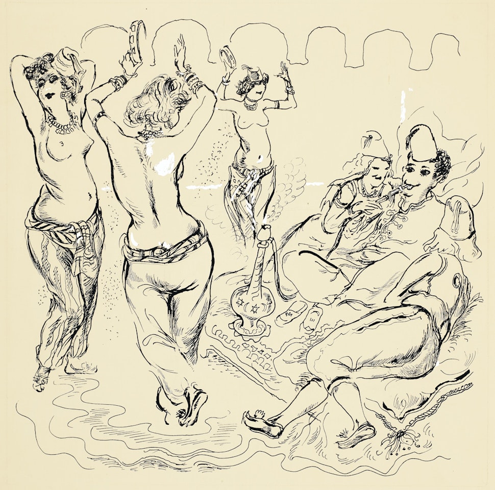 The Bum's Rush for Allah by George Grosz