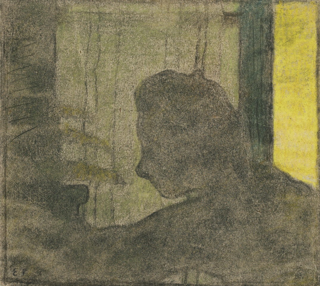 Profil de Marie à contre-jour by Édouard Vuillard