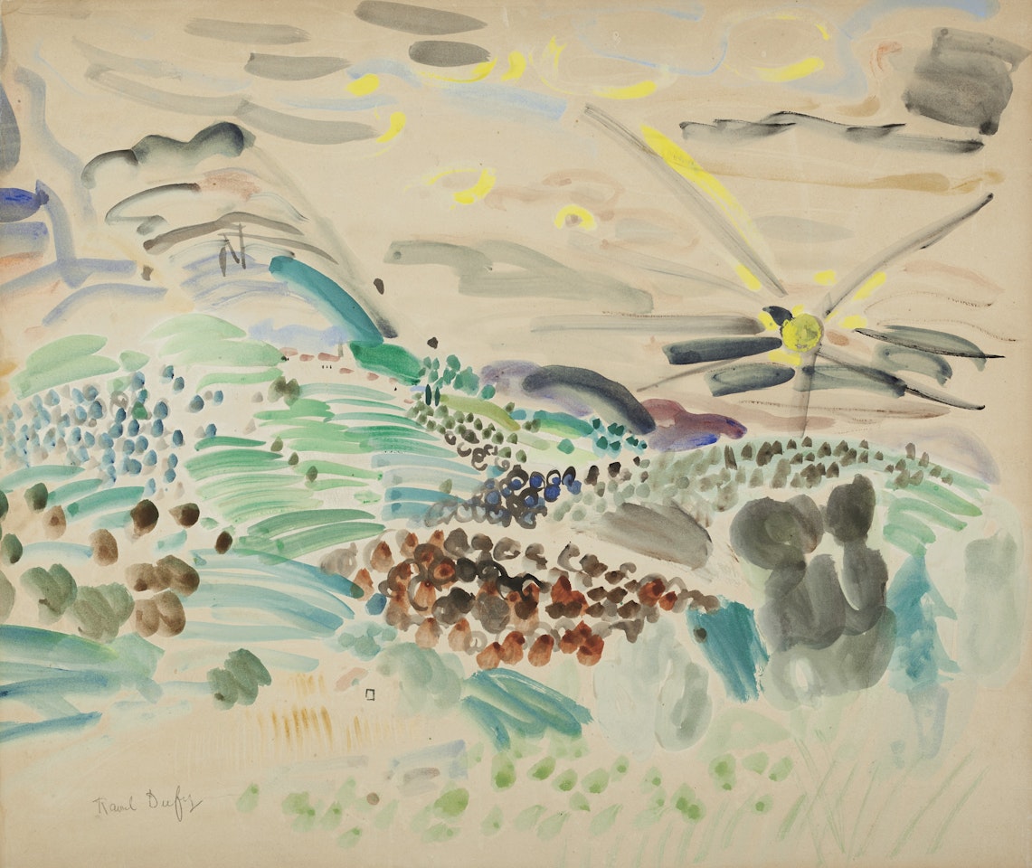 Paysage du midi au soleil by Raoul Dufy