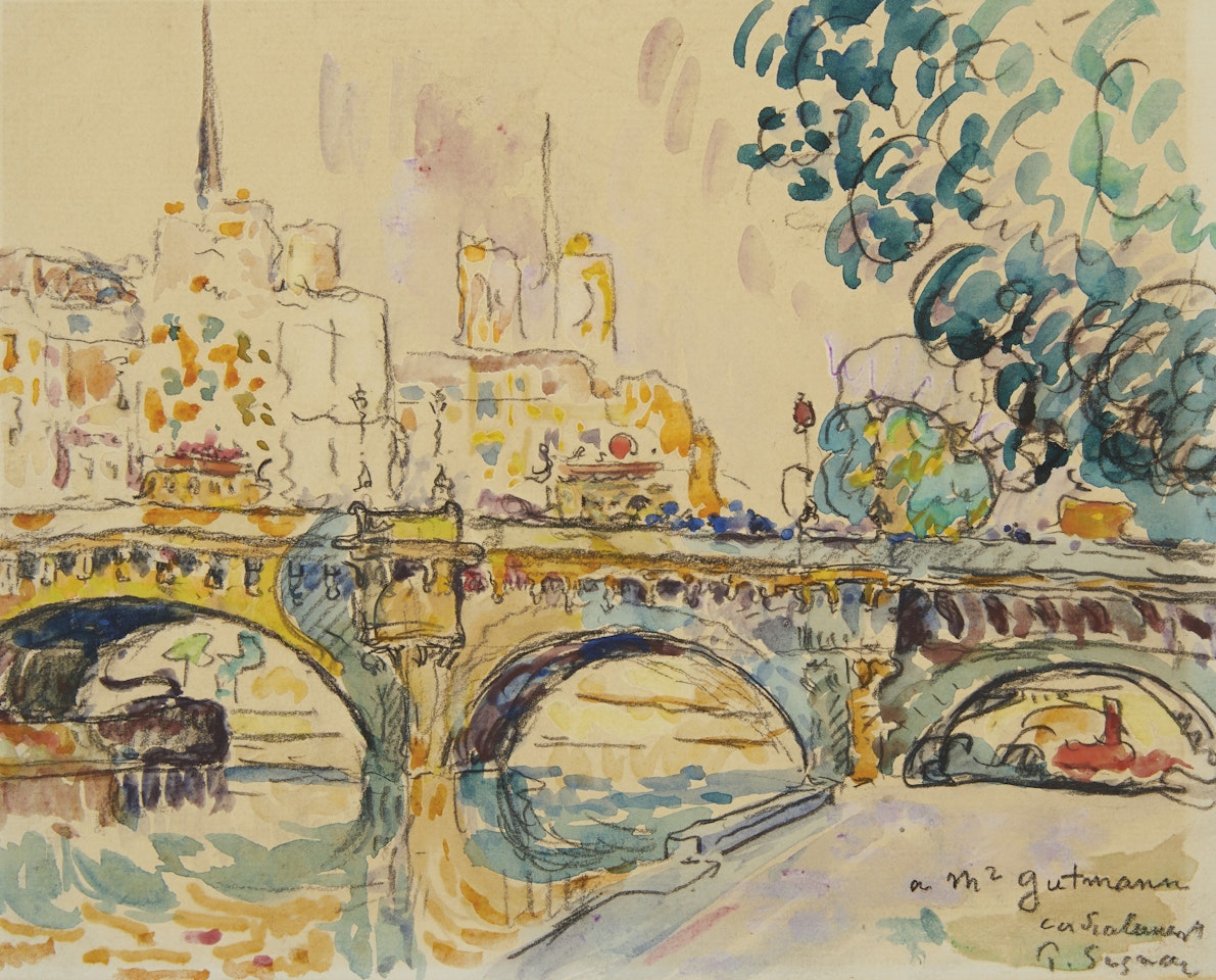 Le Pont-Neuf (Petit bras) by Paul Signac