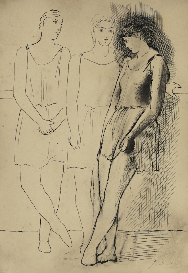 Trois danseuses by Pablo Picasso