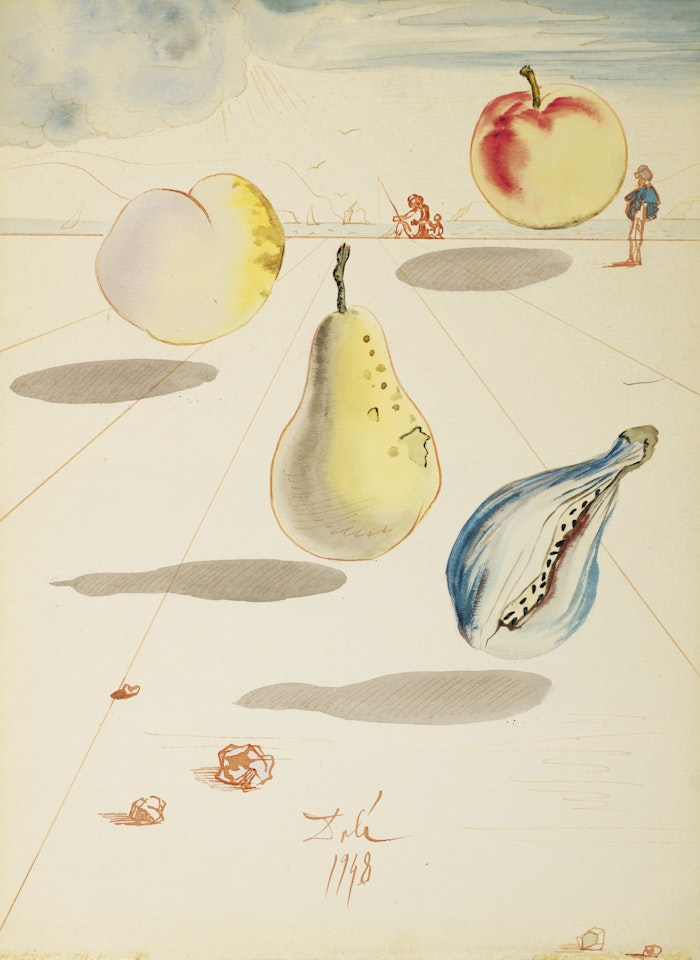 Fruits by Salvador Dali